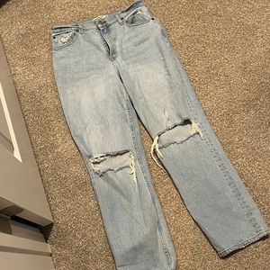 Abercrombie 90s straight ultra high rise jeans